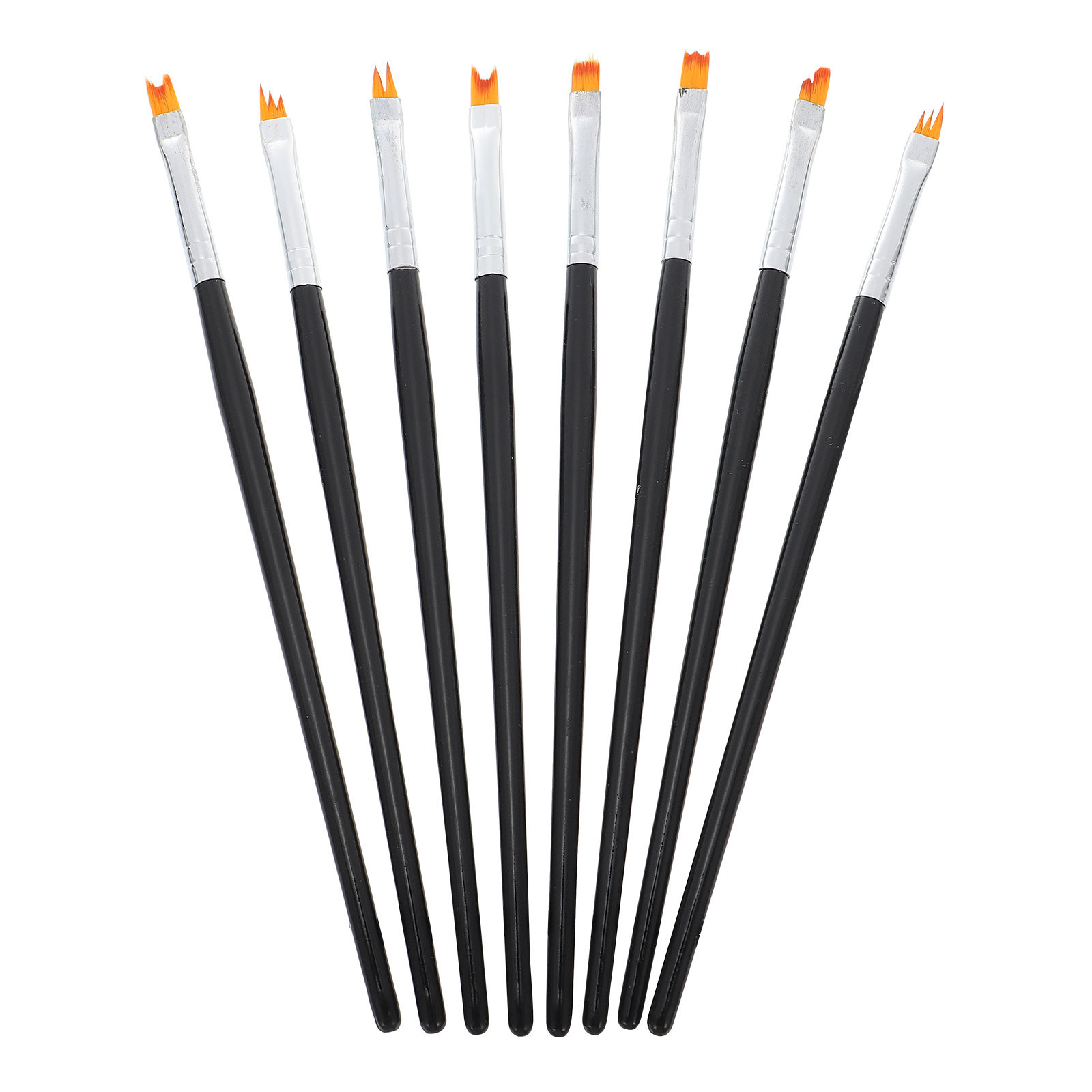 8Pcs Nail Brush Set Flower Des - Detailing Brush Set のレビューと価格