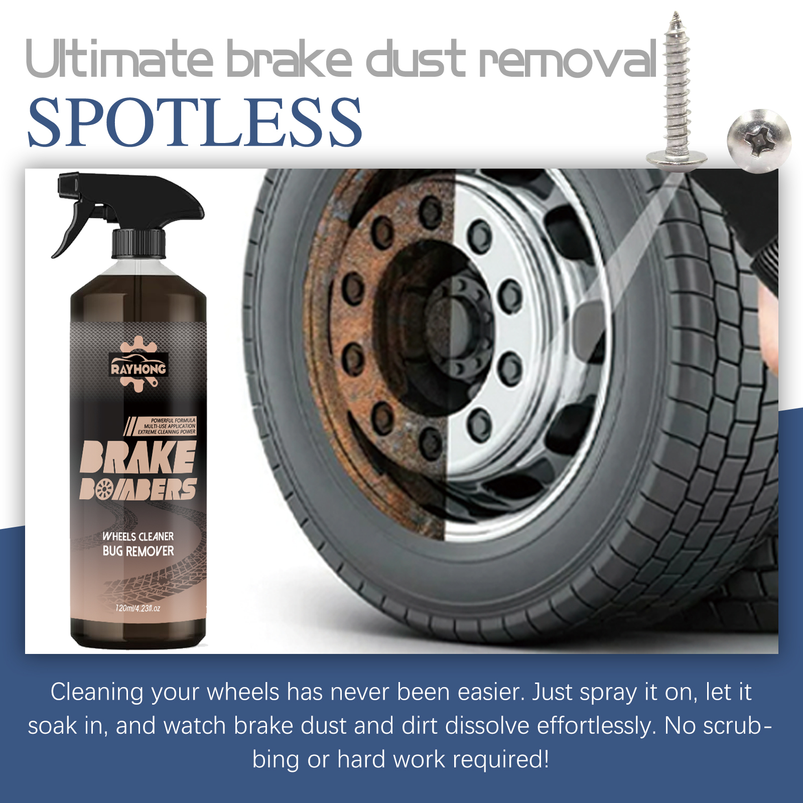 Car Wheel&Tire Cleaner - Brake - Wheel Cleaner Alloy のレビューと価格