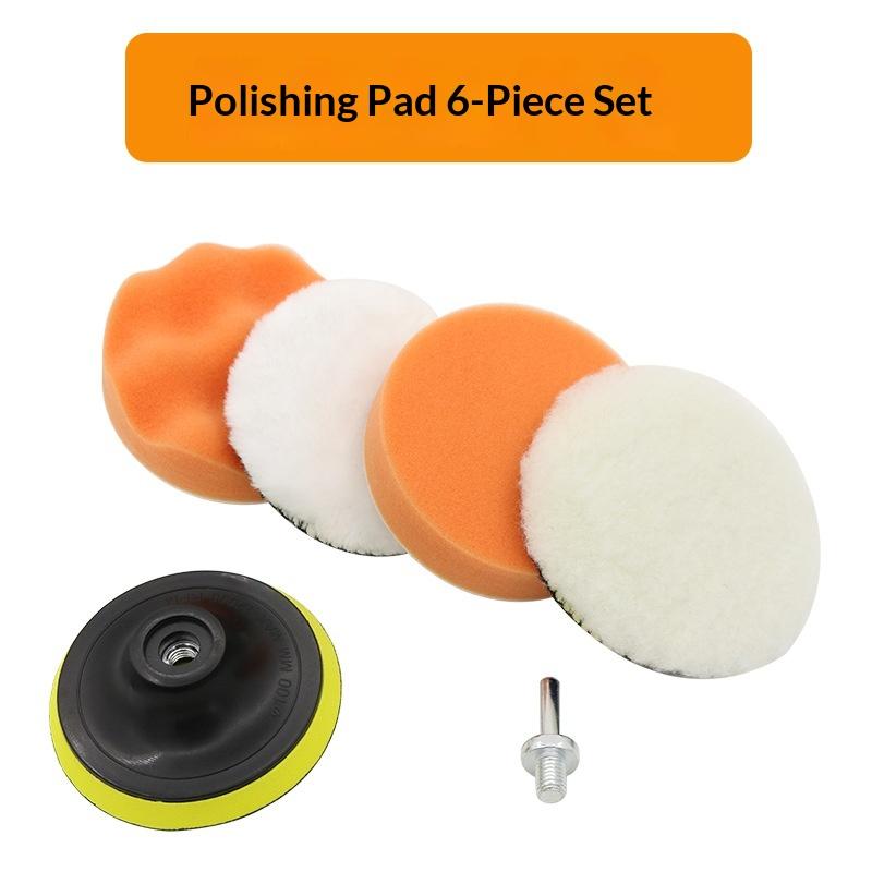 6Pcs Foam Pad Buffer Kit Polis - Polish Pad Set Buffer のレビューと価格