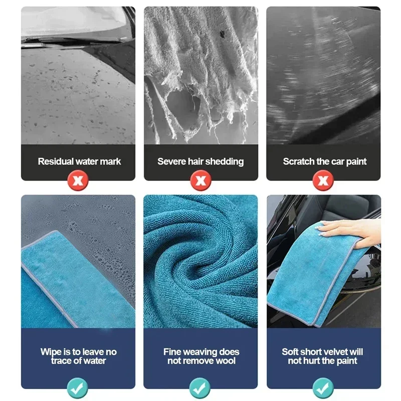 New Car Washing Towel Wash Hig - Microfiber Towel Detailing のレビューと価格