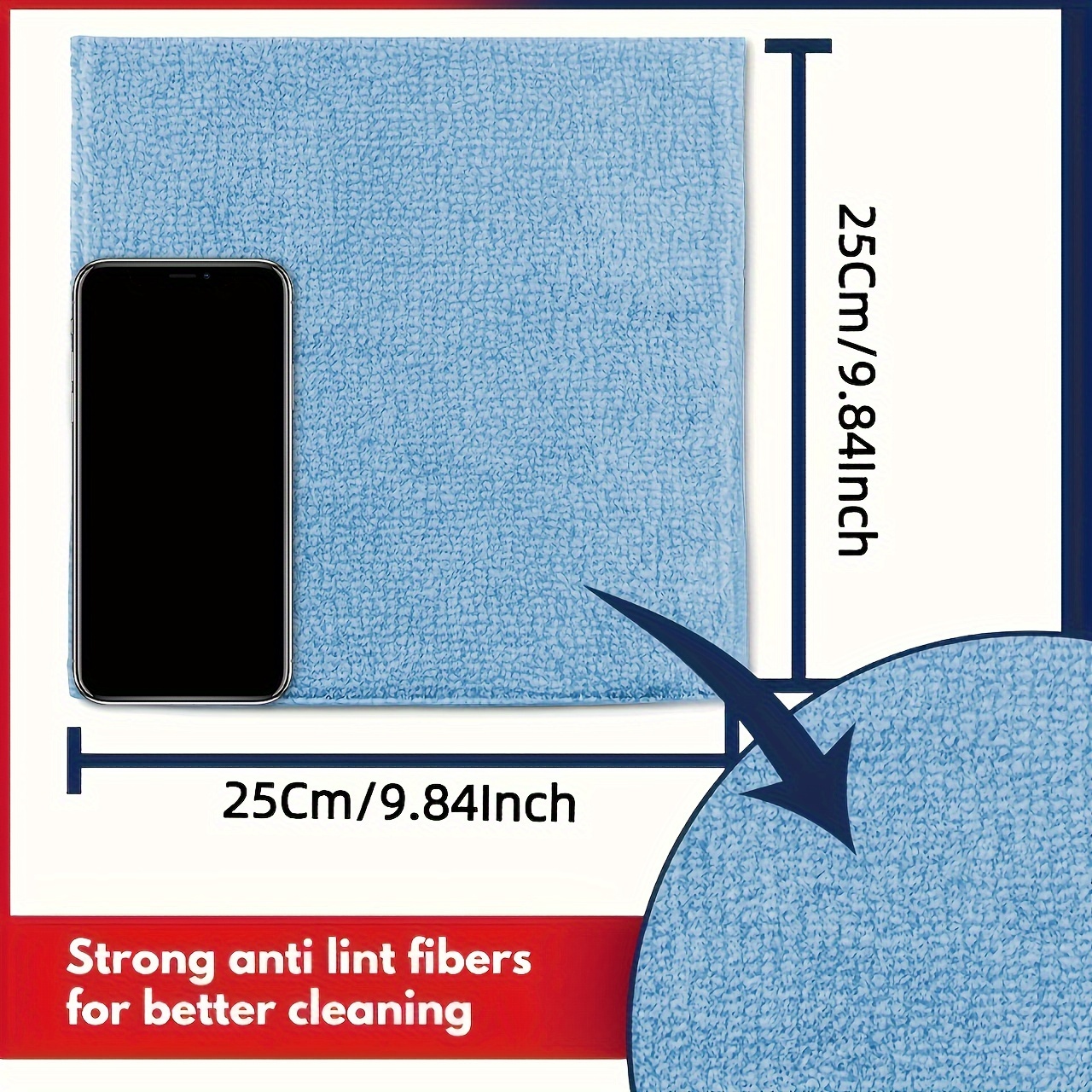 1-50pcs Light Blue Microfiber  - Microfiber Towel Detailing のレビューと価格