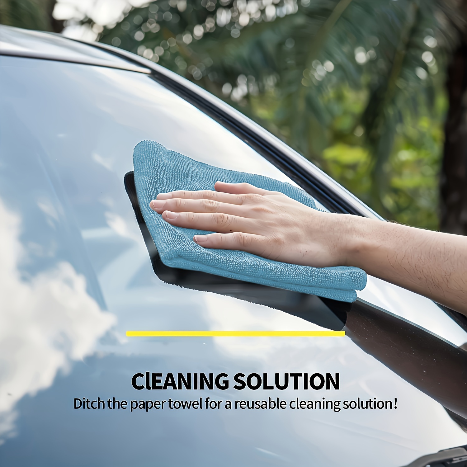 1-50pcs Light Blue Microfiber  - Microfiber Towel Detailing のレビューと価格