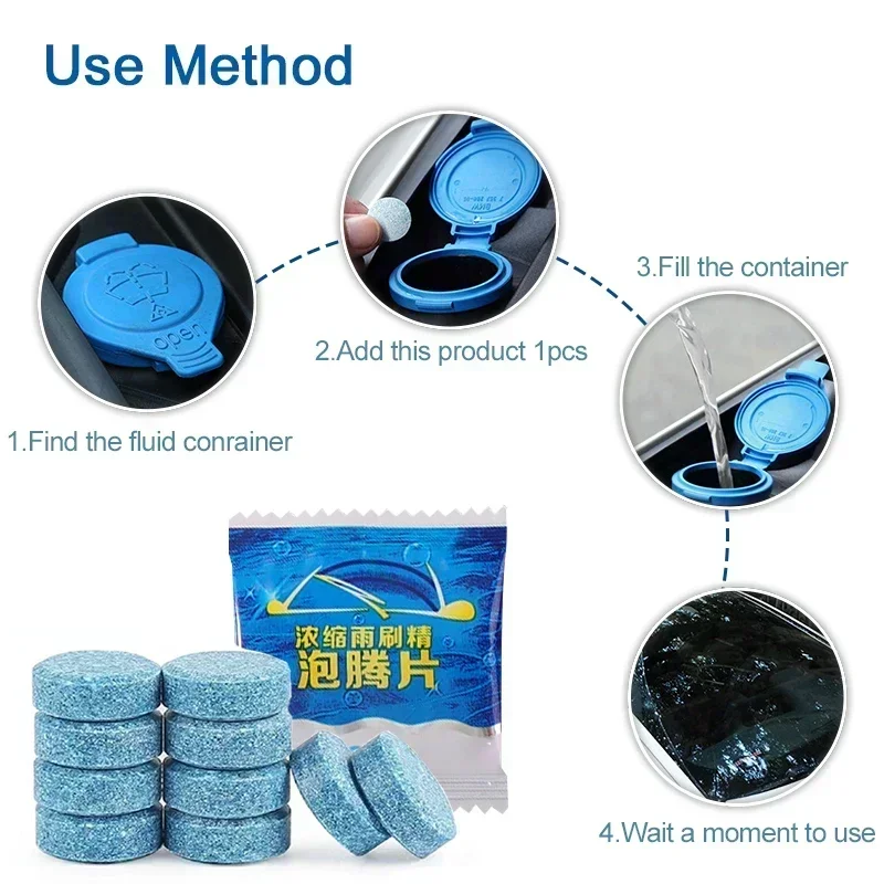 Concentrate Effervescent Car W - Glass Cleaner Streak のレビューと価格