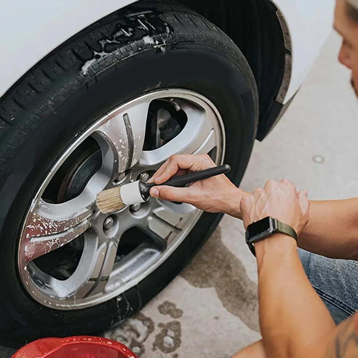 5PCS Cleaning Tools  Auto Car  - Dirt Brush Interior のレビューと価格