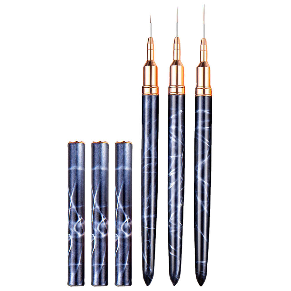 3Pcs Nail Art Brush Set Profes - Detailing Brush Set のレビューと価格