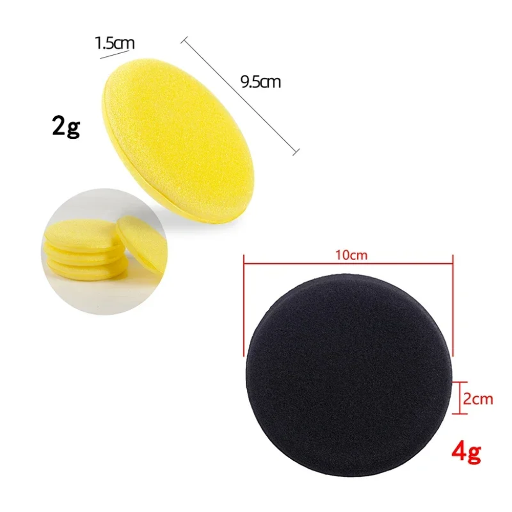 50pcs Round Car Ultra Soft Foa - Wax Applicator Pad のレビューと価格