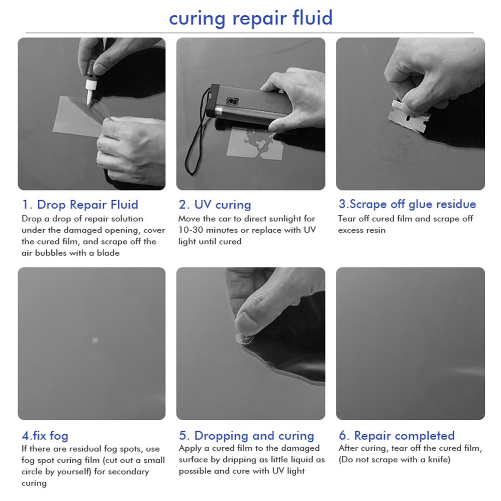 Windshield Repair Kit Automoti - Glass Cleaner Streak のレビューと価格