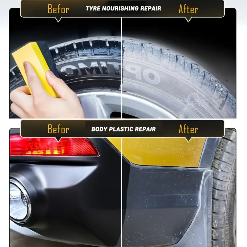 KJM 30ml Tyre Black Trim Resto - Trim Restorer Plastic のレビューと価格