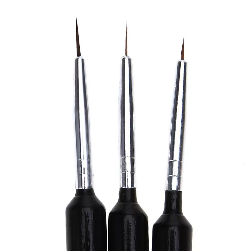 3Pcs Ultra-fine Nail Art Liner - Detailing Brush Set のレビューと価格