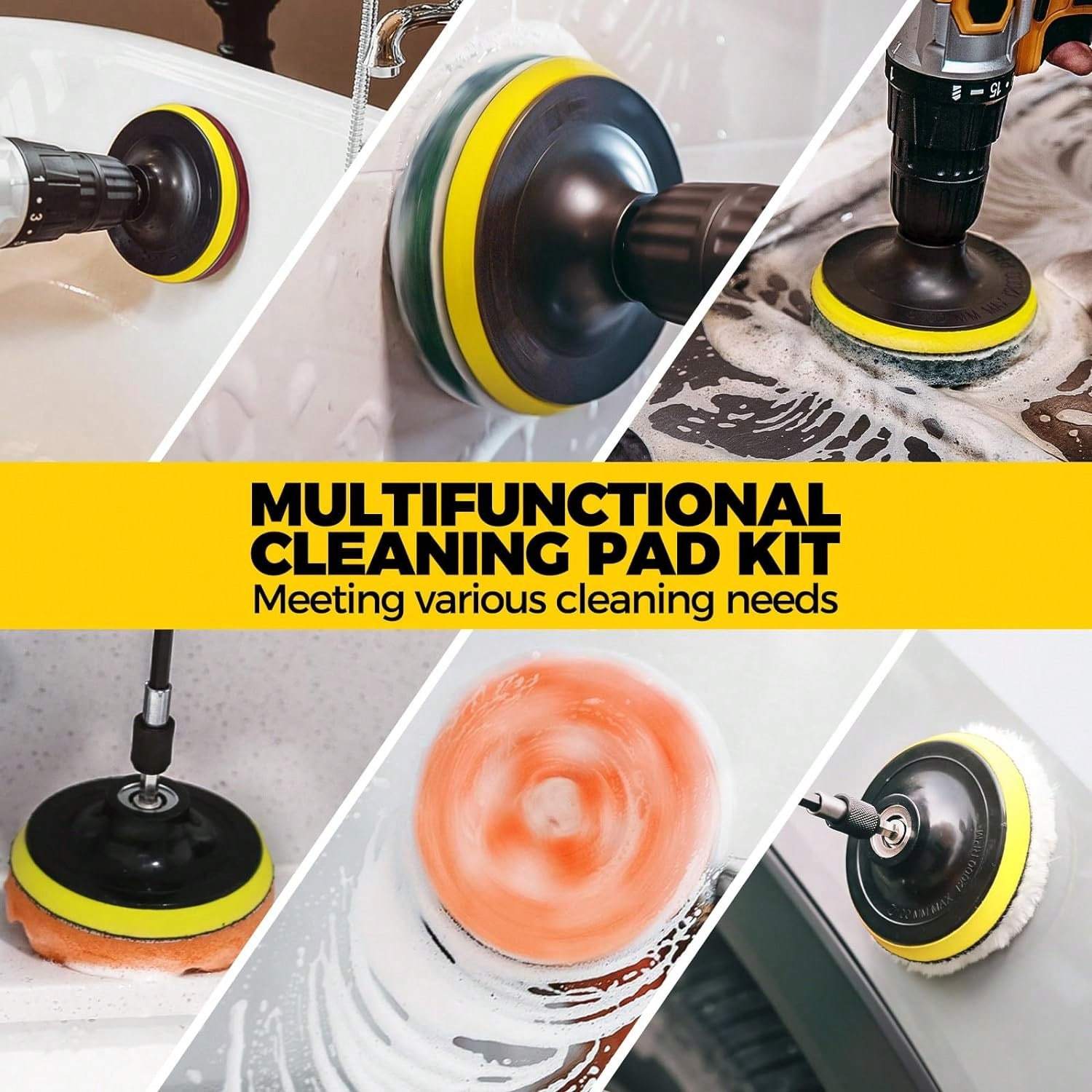 20Pack Drill Brush Attachments - Car Cleaning Brush のレビューと価格