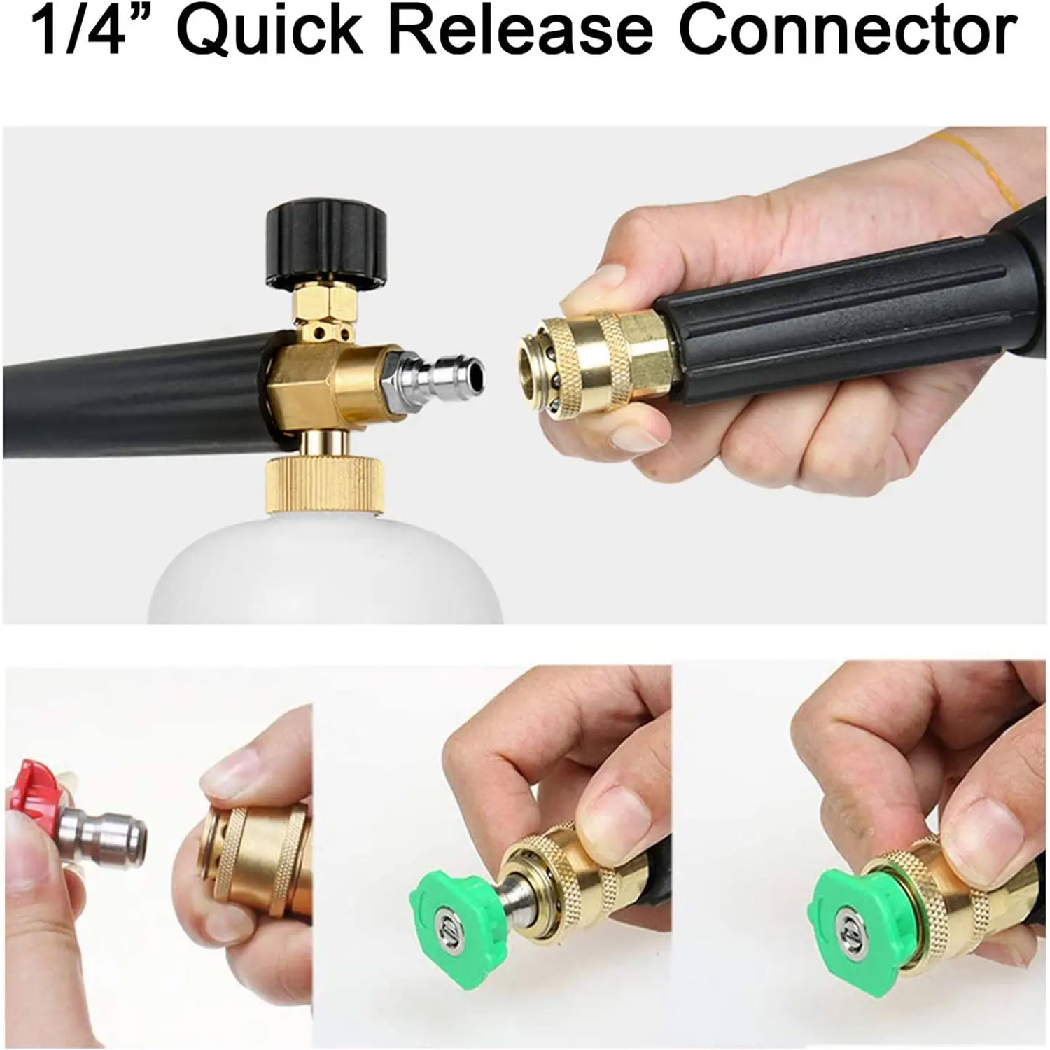 Snow Foam Cannon with 1/4 Inch - Foam Cannon Car Wash のレビューと価格