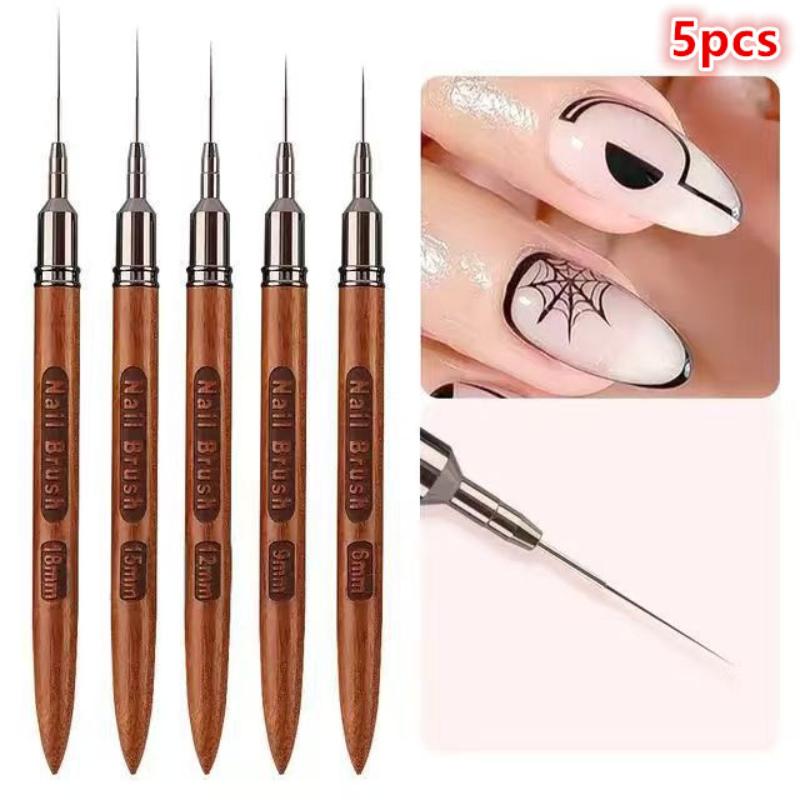 5 Piece Nail Art Liner Brush S - Detailing Brush Set のレビューと価格
