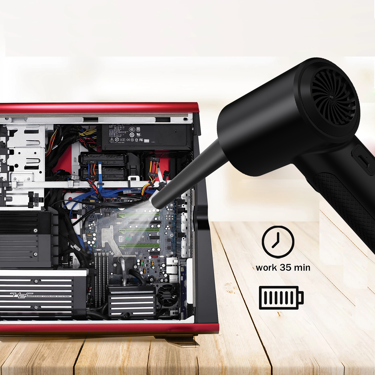 Compressed Air Duster for Comp - Dryer Car Blower のレビューと価格