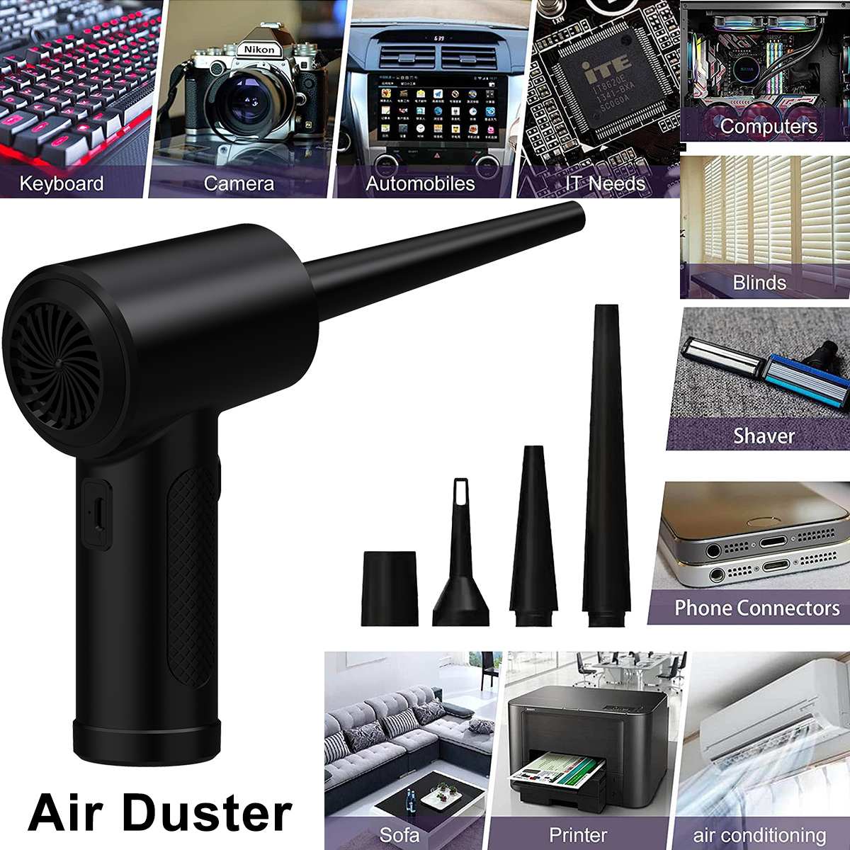 Compressed Air Duster for Comp - Dryer Car Blower のレビューと価格