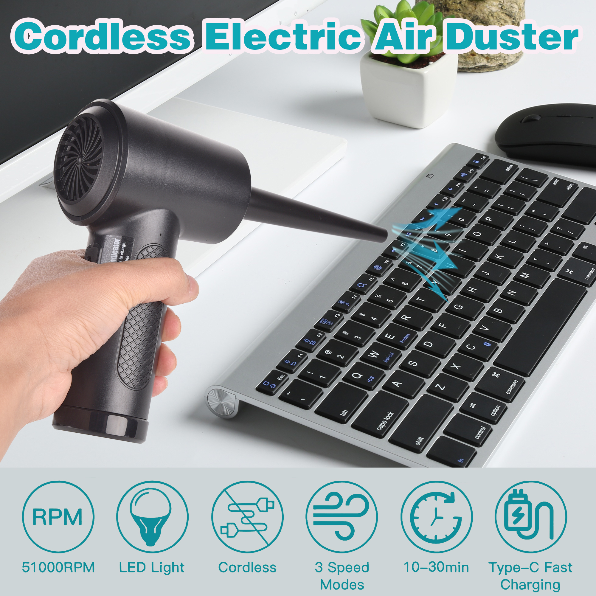 Compressed Air Duster for Comp - Dryer Car Blower のレビューと価格