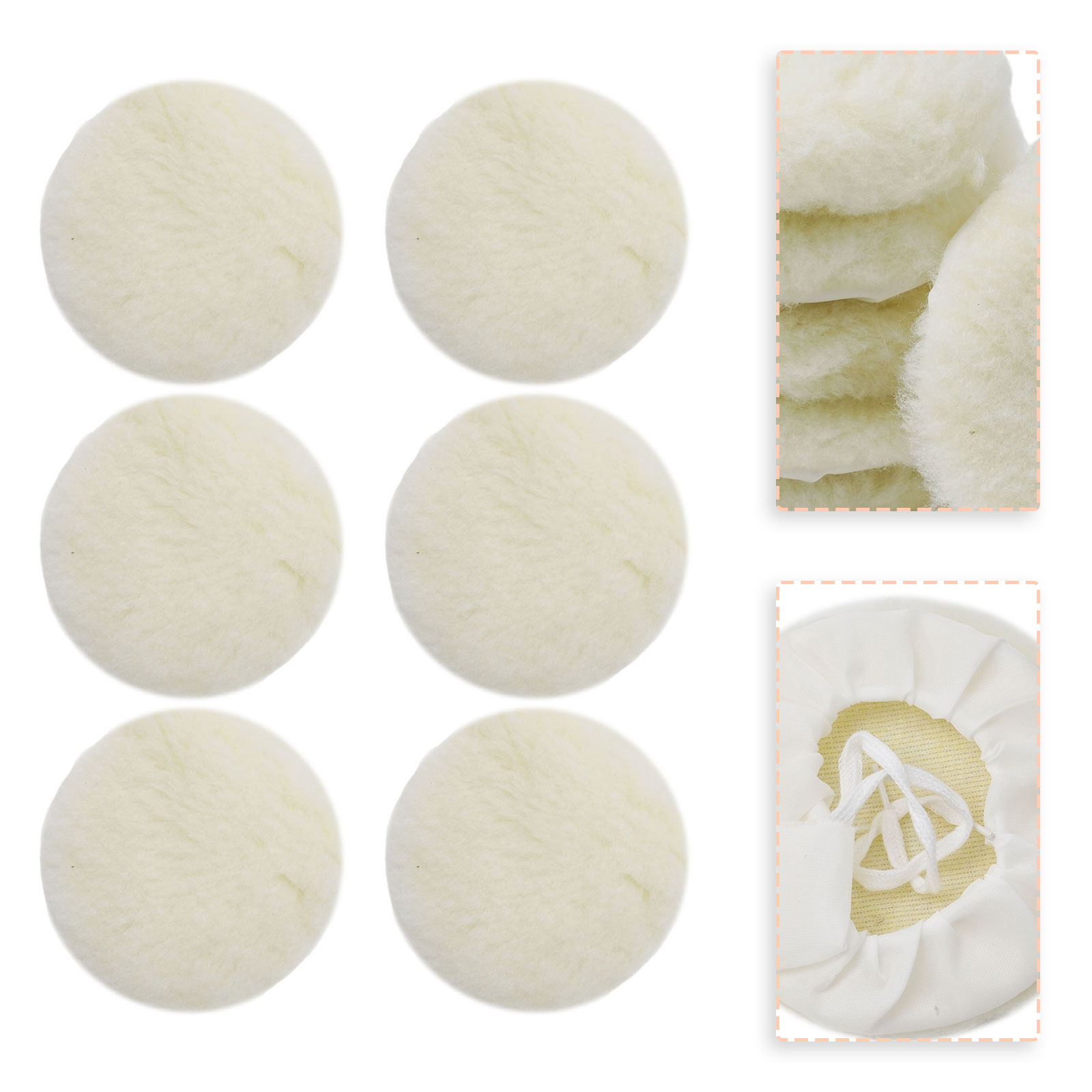 Set Buffing Pads 125mm Buffer  - Polish Pad Set Buffer のレビューと価格