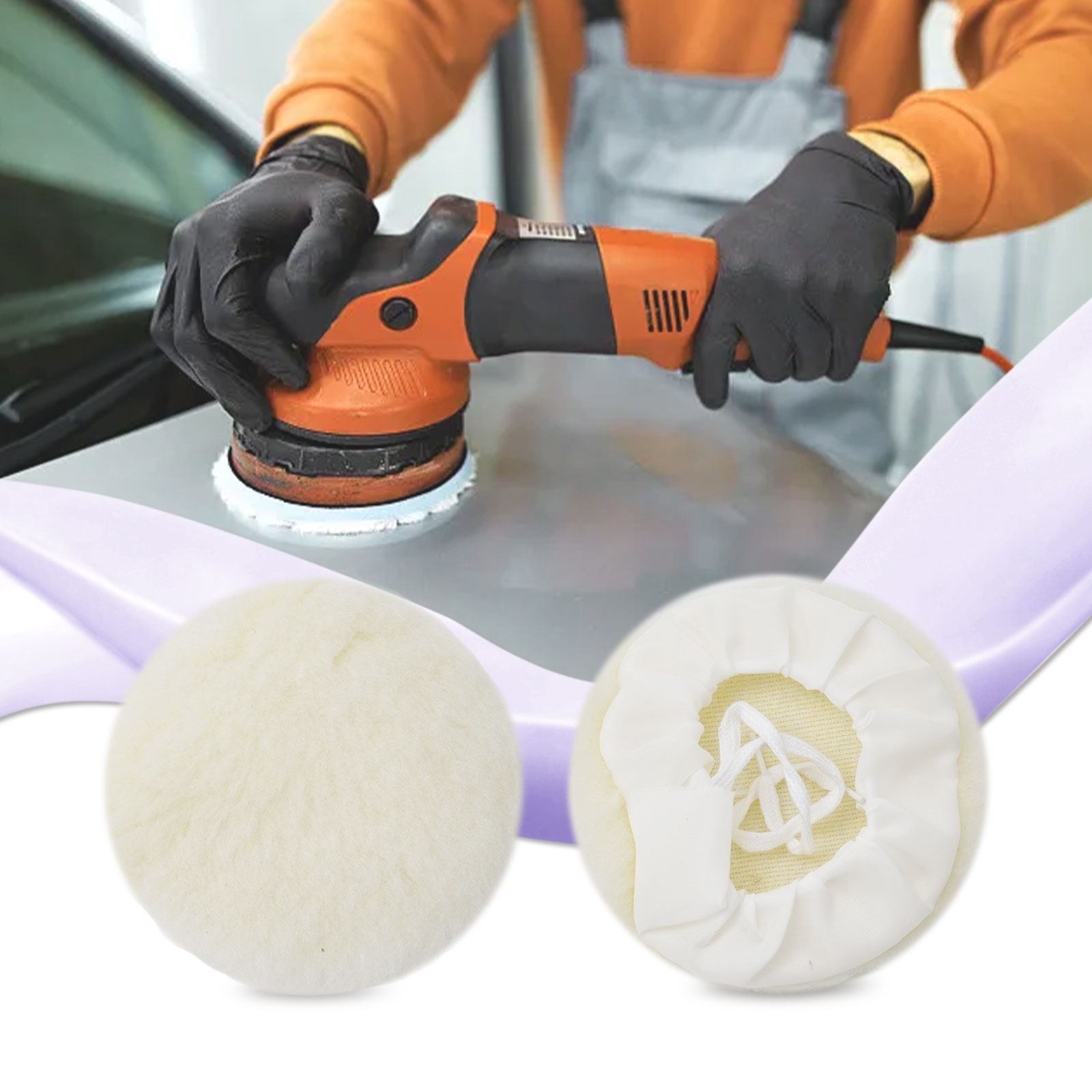 Set Buffing Pads 125mm Buffer  - Polish Pad Set Buffer のレビューと価格