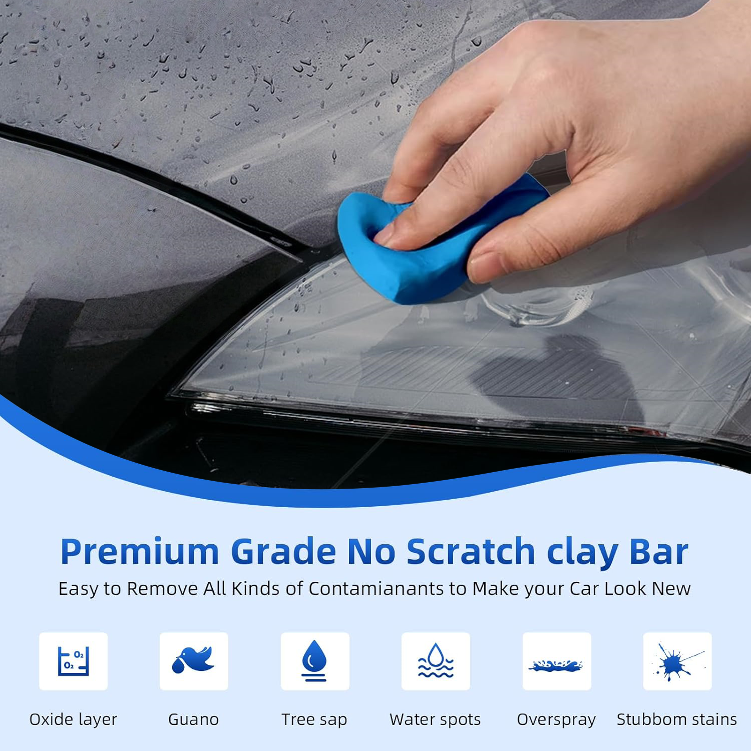 SIKEZHAN Magic Car Clay Bar fo - Clay Bar Lubricant のレビューと価格