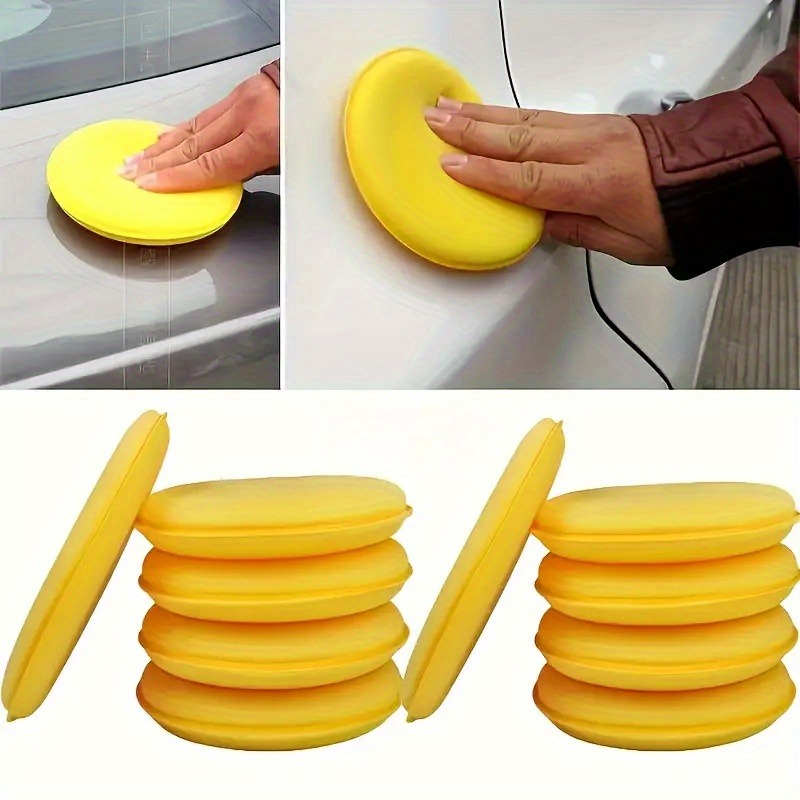 1/5PCS 10cm round Car Wax Appl - Wax Applicator Pad のレビューと価格