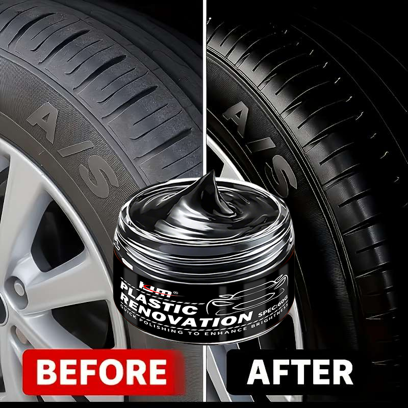 KJM Deep Black Gloss Car Renov - Trim Restorer Plastic のレビューと価格