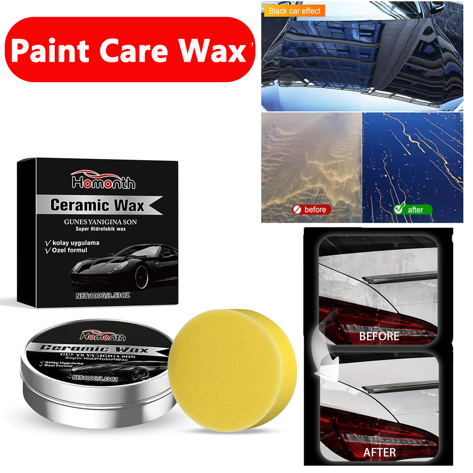 Car Coating Polishing Care Wax - Car Wax Ceramic Coating のレビューと価格