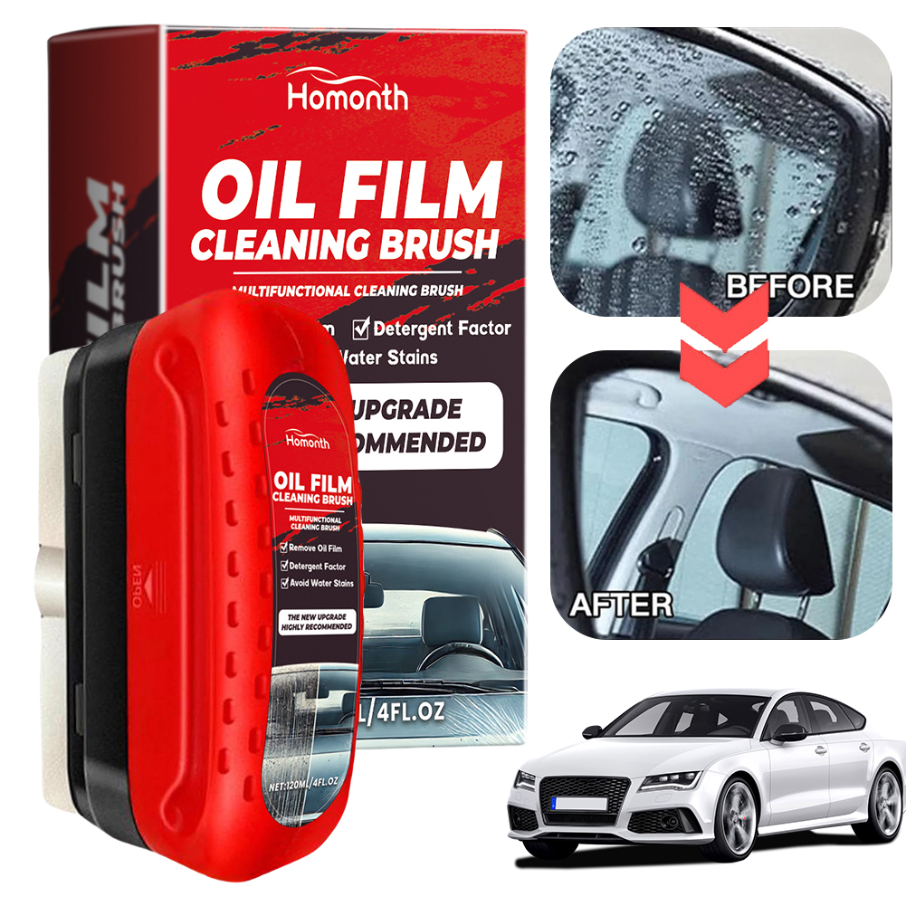 Car Glass Oil Film Remover Gla - Car Cleaning Brush のレビューと価格