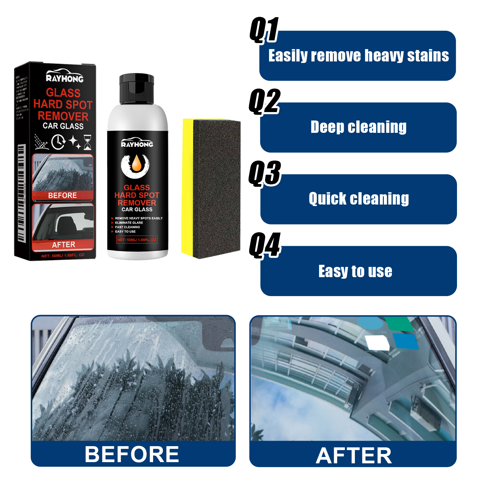 Car Glass Polishing Paste Wind - Car Shampoo Ph のレビューと価格
