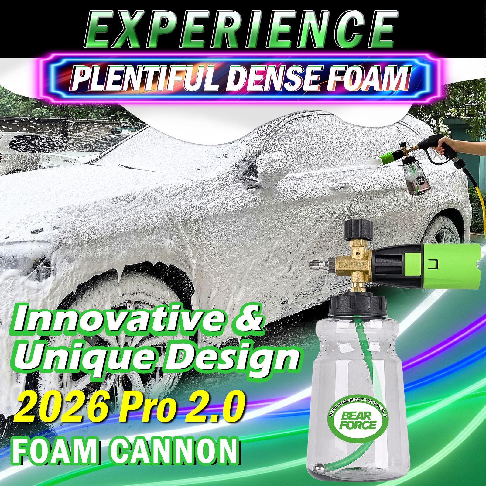 BEAR FORCE Innovative Pressure - Foam Cannon Car Wash のレビューと価格