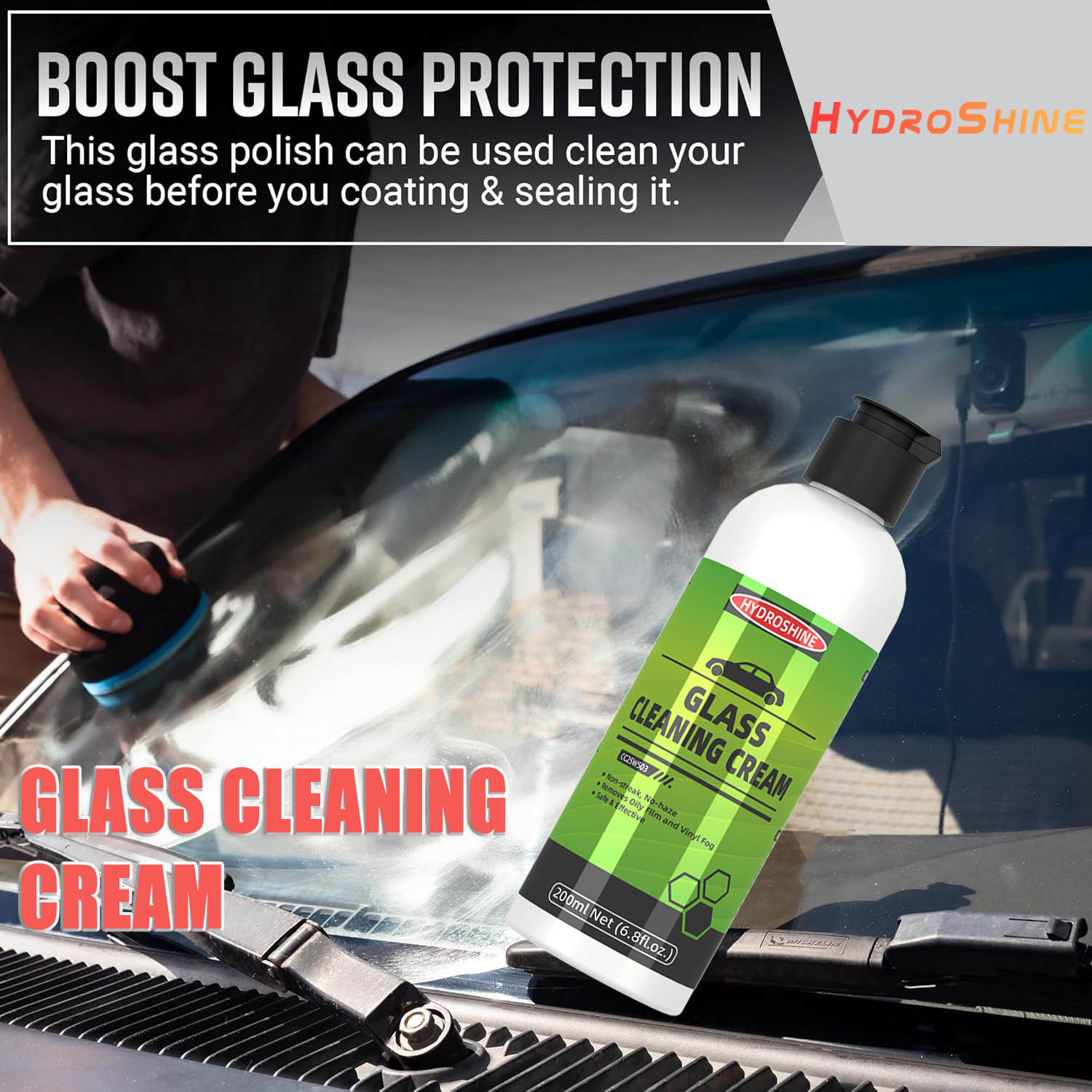 Hydroshine Car Glass Oil Film  - Glass Cleaner Streak のレビューと価格