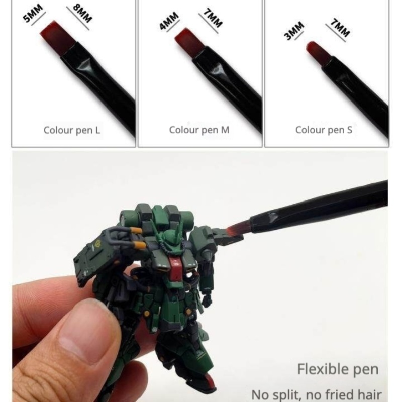 MSWZ MS-063 3-IN-1 Model Hand  - Detailing Brush Set のレビューと価格