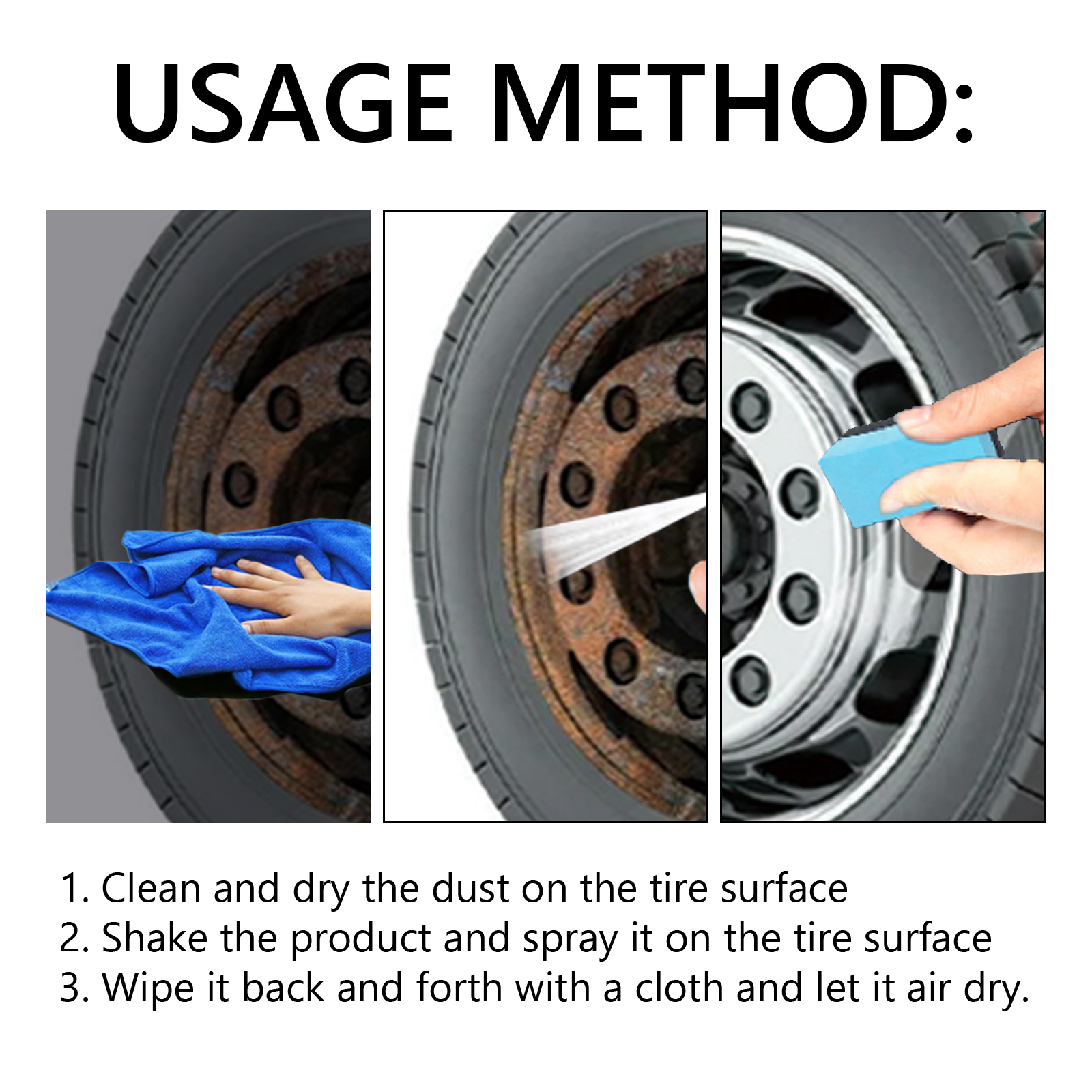 Car Tire Shine Coating Spray C - Tire Shine Spray Sealant のレビューと価格