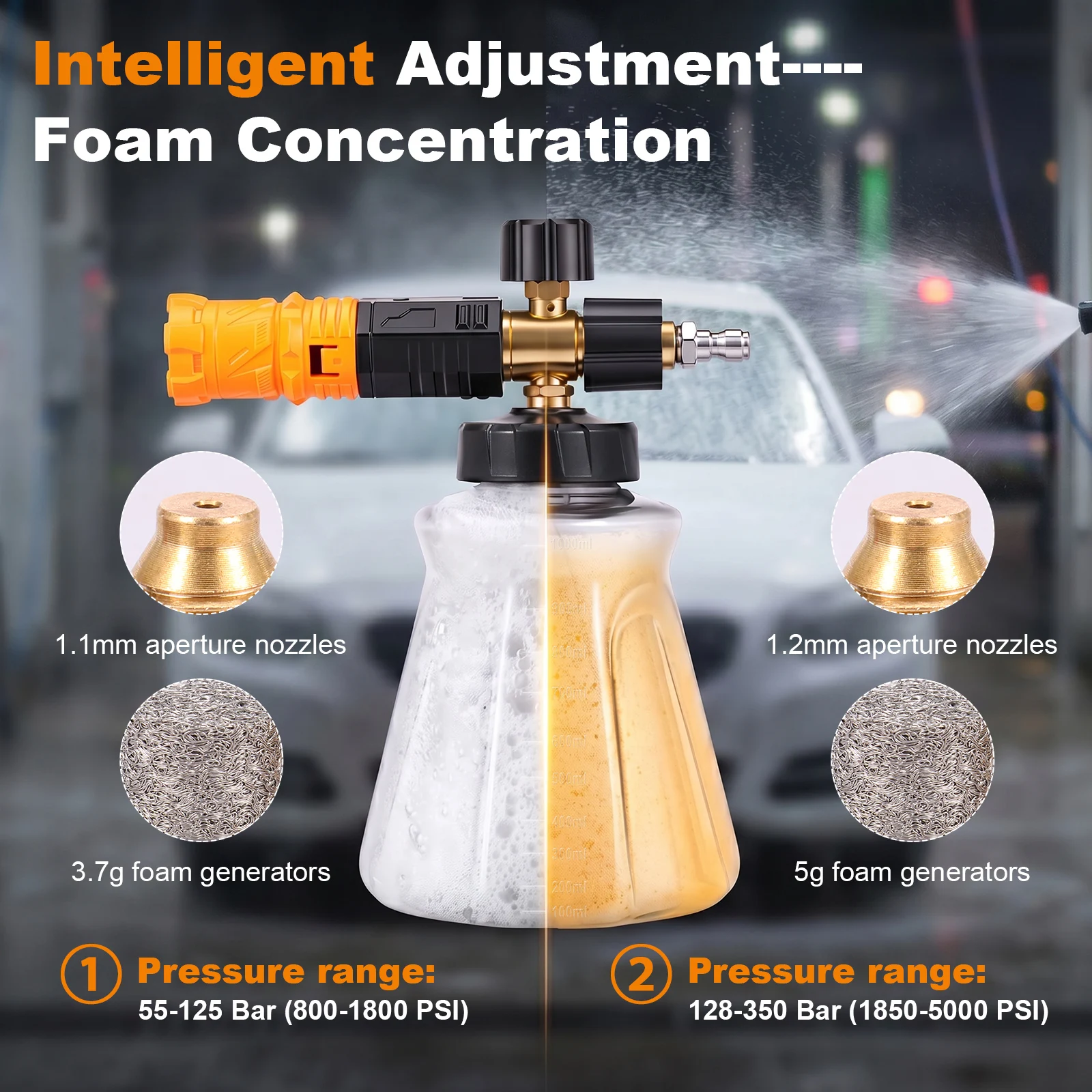 Foam Cannon for Pressure Washe - Foam Cannon Car Wash のレビューと価格