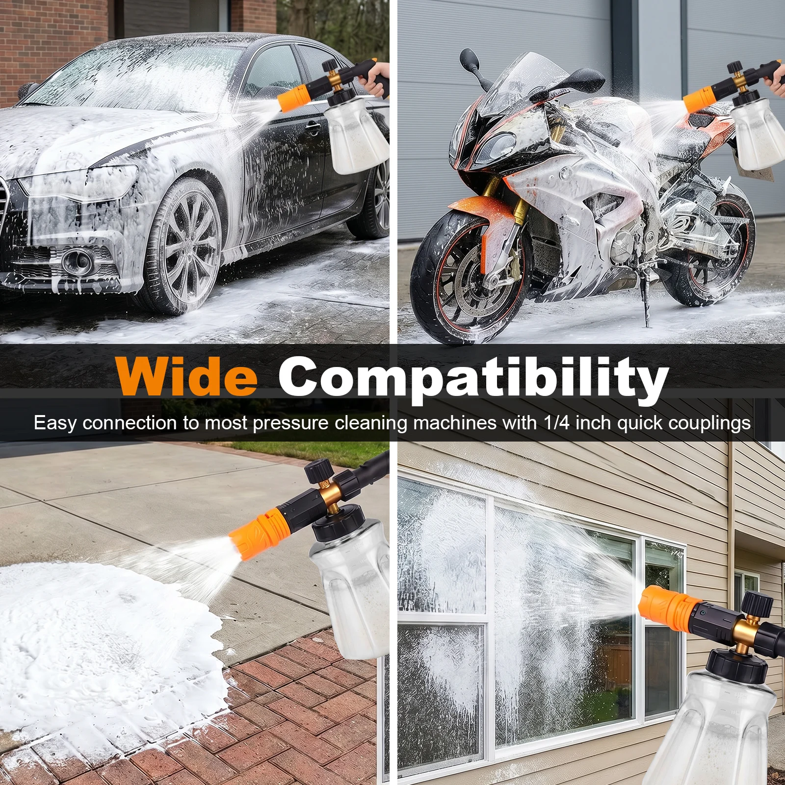 Foam Cannon for Pressure Washe - Foam Cannon Car Wash のレビューと価格