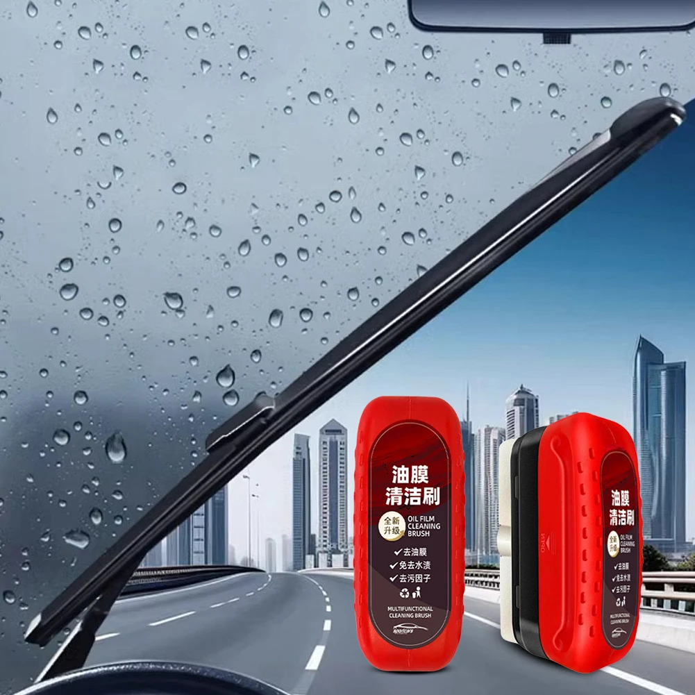 Car Glass Oil Film Remover Aut - Car Cleaning Brush のレビューと価格
