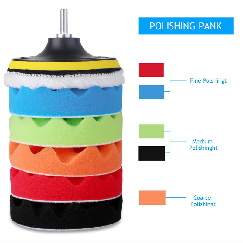 8Pcs Car Polishing Pads Kit 3/ - Polish Pad Set Buffer のレビューと価格
