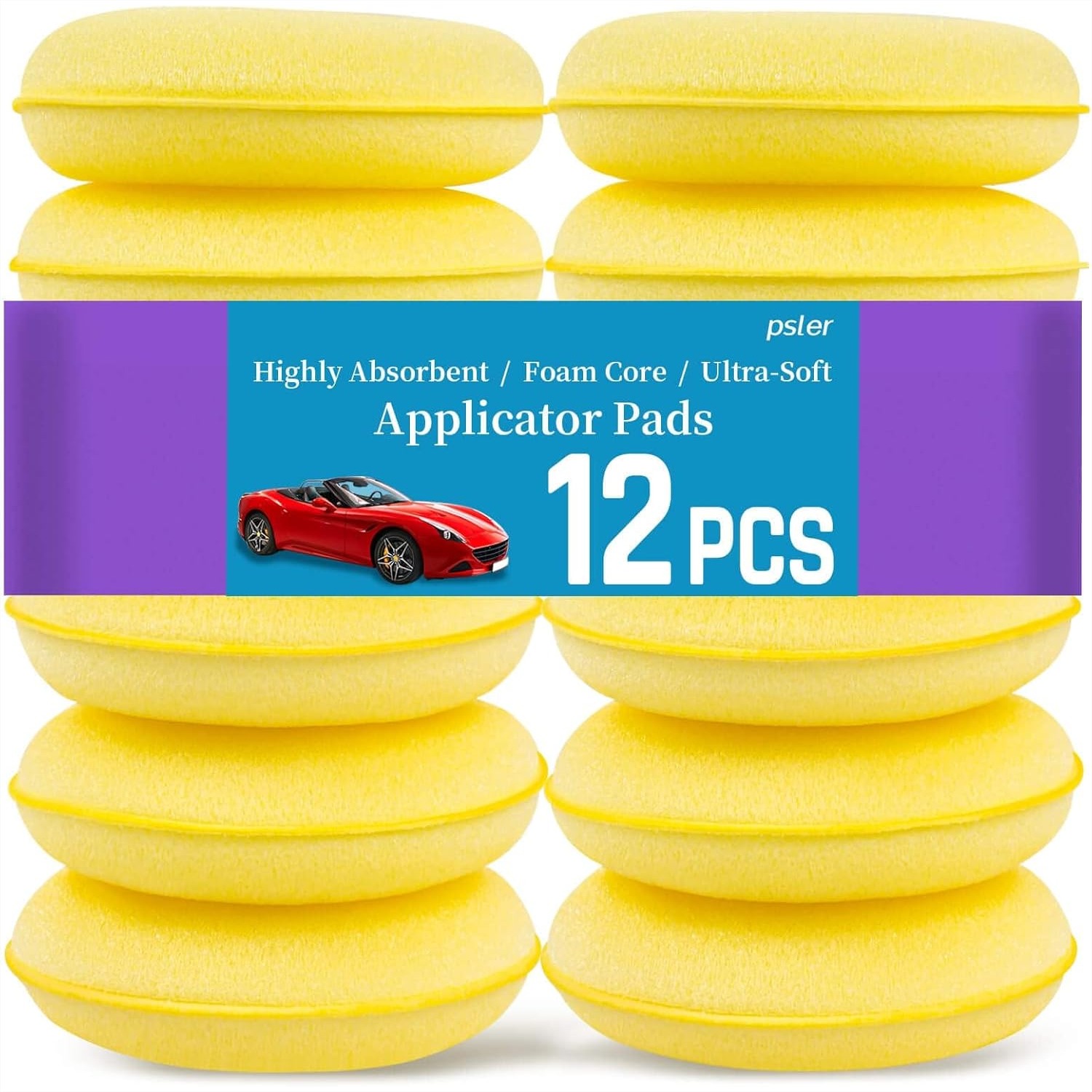 Foam Applicator Pads 4 Inch 12 - Wax Applicator Pad のレビューと価格