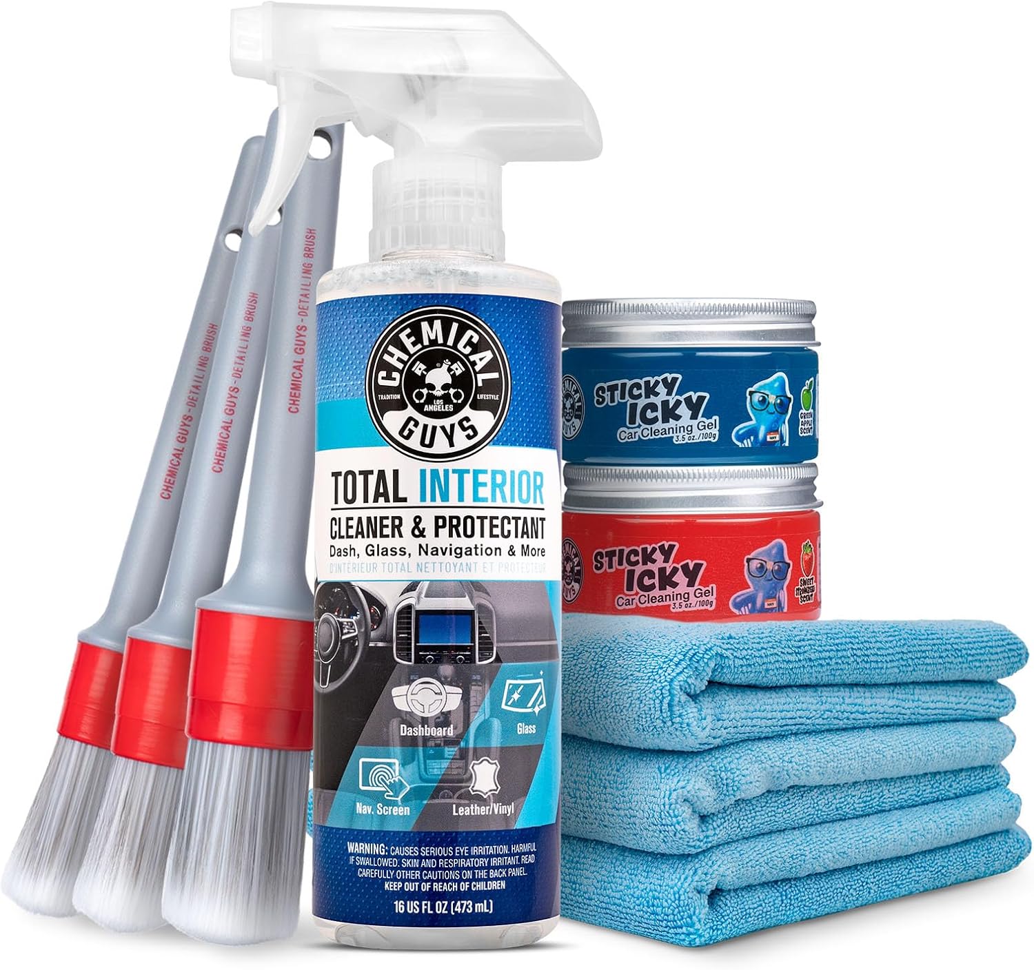 Car Cleaning Kit Interior 9-Pi - Interior Detailing Kit のレビューと価格