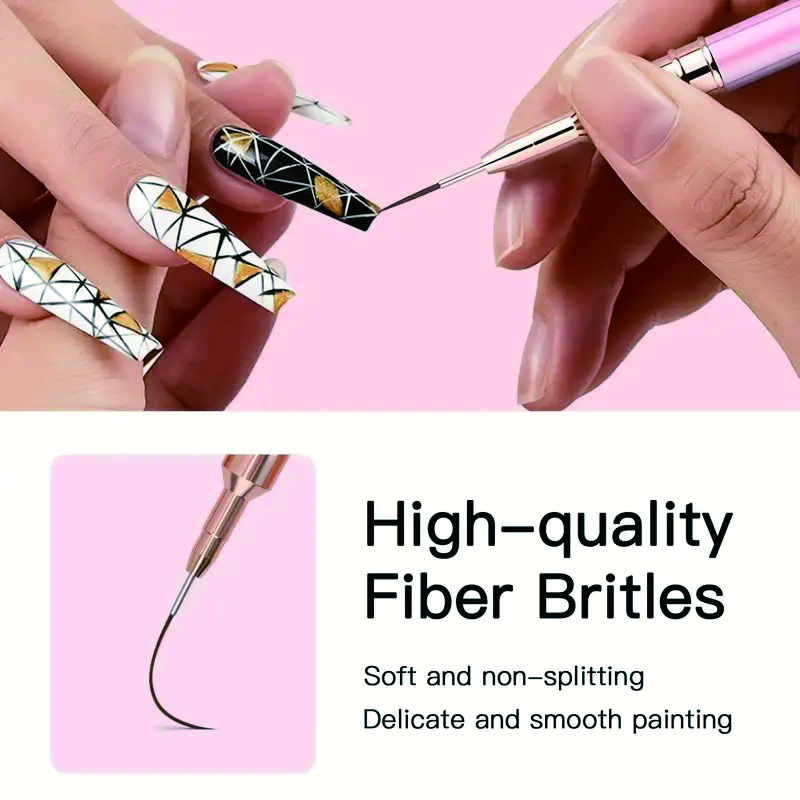 5-Piece Nail Art Pen Set, Ultr - Detailing Brush Set のレビューと価格