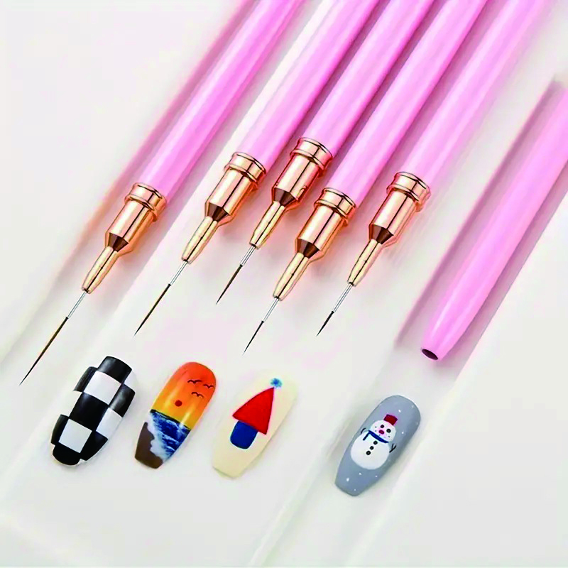 5-Piece Nail Art Pen Set, Ultr - Detailing Brush Set のレビューと価格