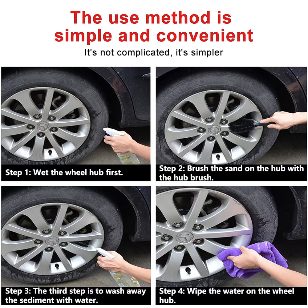 Car Wheel Brush Soft Bristle T - Wheel Cleaner Alloy のレビューと価格