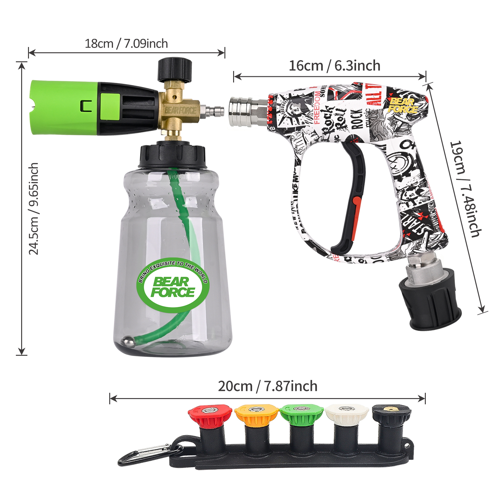 BEAR FORCE Pressure Washer Foa - Foam Cannon Car Wash のレビューと価格