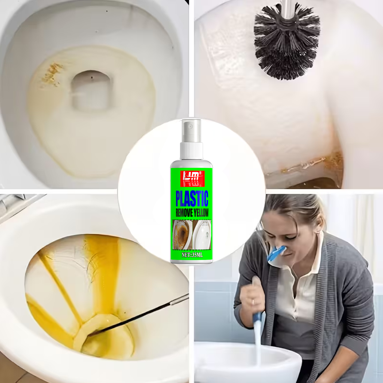 KJM 35ml Toilet Seat Yellow Re - Seat Cleaner Fabric のレビューと価格